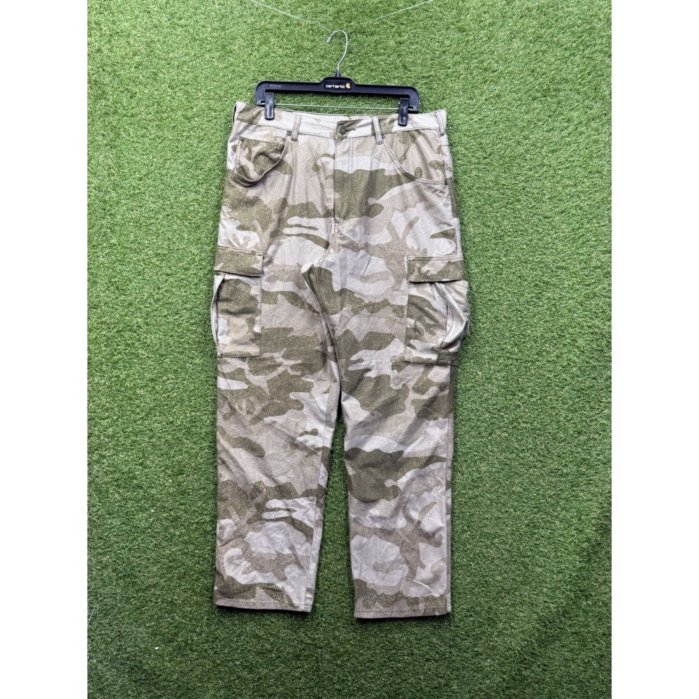 Cabelas Microtex Pants Mens 36x32 Outfitter Camo Hunting Outdoor Cargo Classic